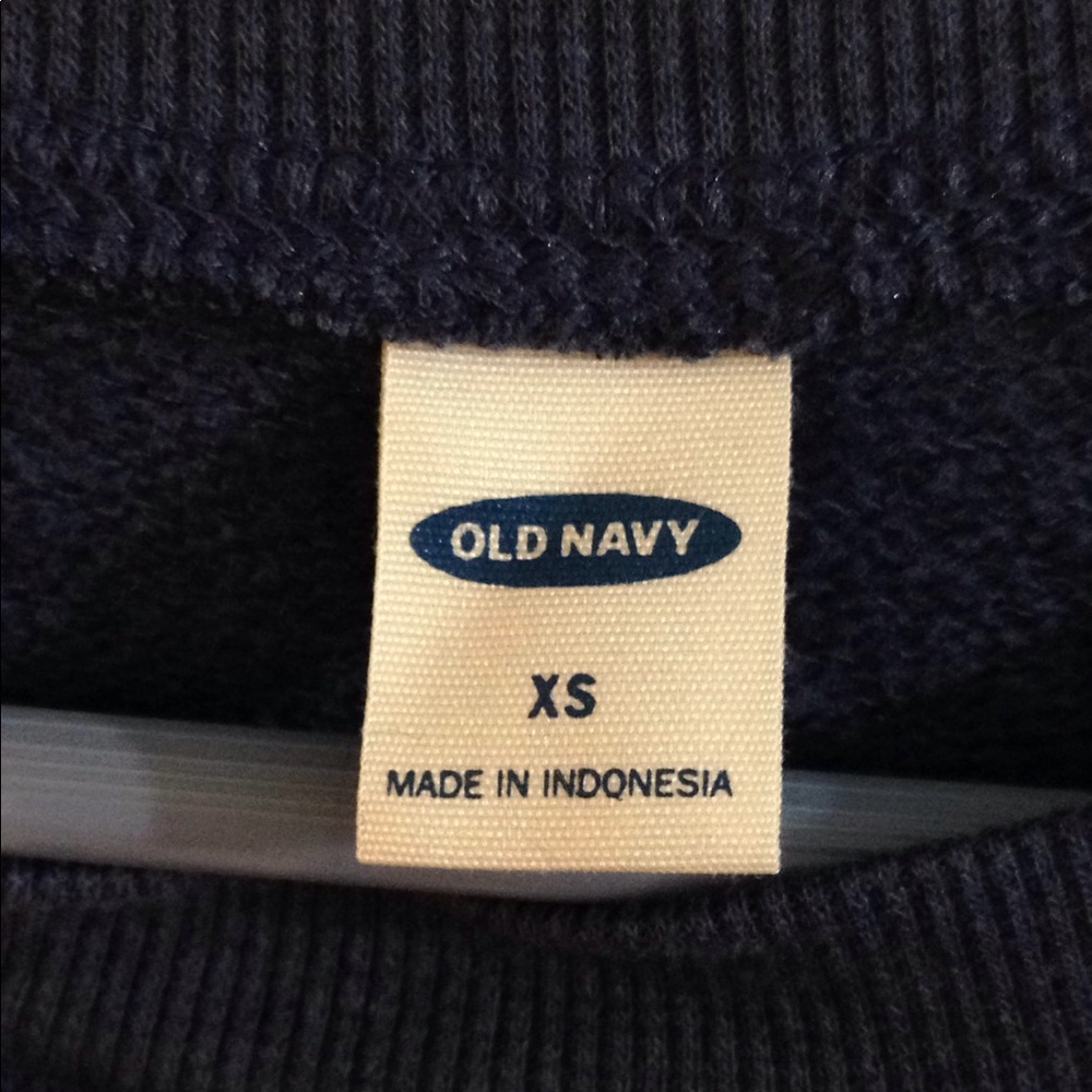 Old Navy unisex navy sweater size XS - Picture 3 of 3